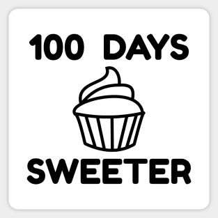 100 Days Sweeter - 100 Days Of School Sticker